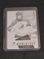2024 UD Team Canada Juniors Jett Luchanko Black Printing Plate 1/1 #PM-23