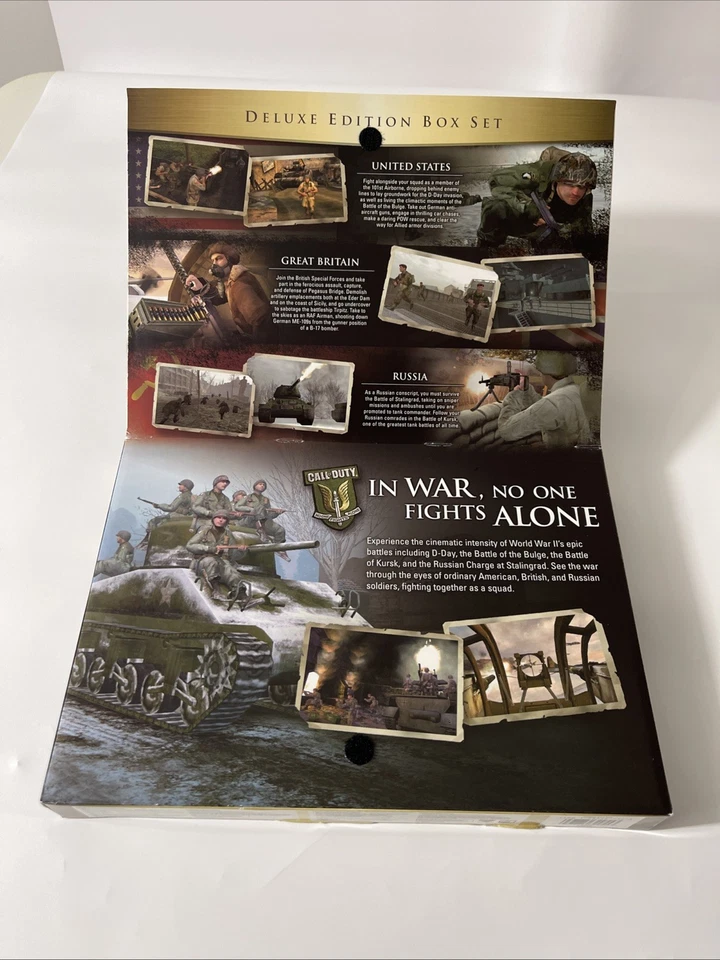 Call of Duty Deluxe Edition Game Of The Year & United Offensive Box Set SEALED - Image 3 of 4