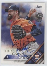 2019 Topps 24/42 Pat Neshek (2016 Topps) #16T-270 Auto 0c6