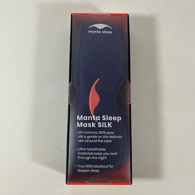 #ad #ad NEW Manta Silk Sleep Mask with Zero Eye Pressure Cups Purple $59.95