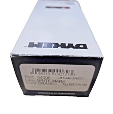 Dykem 84005 Brite Mark medium tip ORANGE industrial paint marker - Box Of 12
