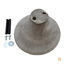 Driade Lord Yi Tisch – Gegengewicht Beton konisch Kontergewicht massiv Montage