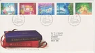 GB Stamps First Day Cover Xmas & children, book, Santa, tree, snowman SHS 1987