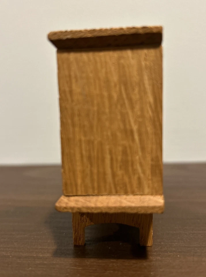 Vintage Midcentury Dollhouse Lisa Of Denmark Sideboard - Doors Open - MCM - Image 2 of 4