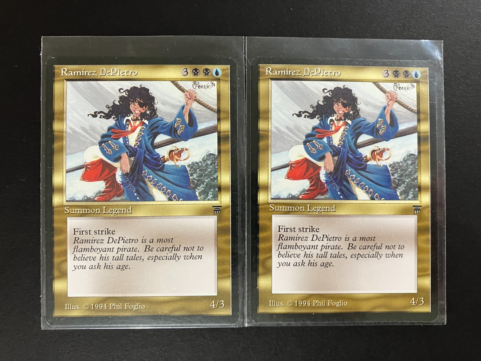 2 x RAMIREZ DEPIETRO from Legends MTG Magic the Gathering Vintage Multi-color