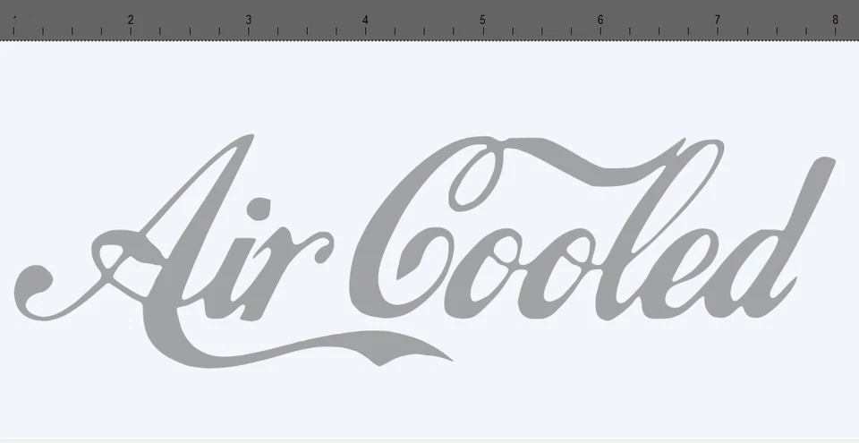 CALCOMANÍA ADHESIVA refrigerada por aire para VEEDUB VOLKS BUG BUS GHIA Volkswagen motocicleta VW Foto 4 de 4