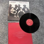 QUEEN THE WORKS UK VINYL ALBUM LP WITH ORIGINAL INNER EMC 24 0014 1 NM/NM
