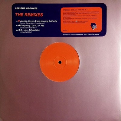 Seven Grand Housing Authority / D'Pac / Aphrodisiac - The Remixes (12'') (Very Go