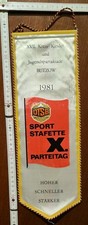 B&uuml;tzow 1981 Kinder Jugend Spartakiade Frieden 10. Parteitag SED DTSB Wimpel DDR