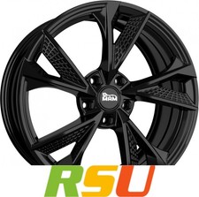 MAM RS6 black painted 8x18" ET38 LK5 100 ML 63.4 Alufelgen 18 Zoll