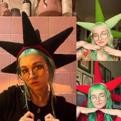 Costume Hats Oversized Sea-Urchin Soft Large Hat Adult Outdoors for Halloween
