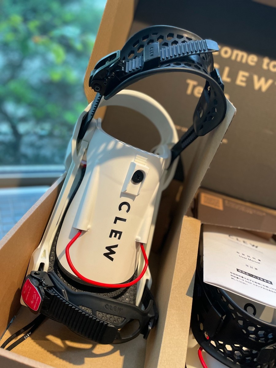 CLEW Freedom 1.0 2025-2026 step in snowboard bindings BK & WH 【S