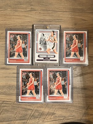Caitlin Clark (5) Card Lot 2025 Donruss Franchise Features + 4 Base Cards