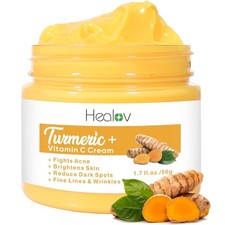 Turmeric Face Cream for Face  Body - All Natural Turmeric Skin Brightening L...
