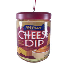Food Jar Ornaments Nacho Cheese Dip Food Kurt Adler Plastic 3 Inch Condiments