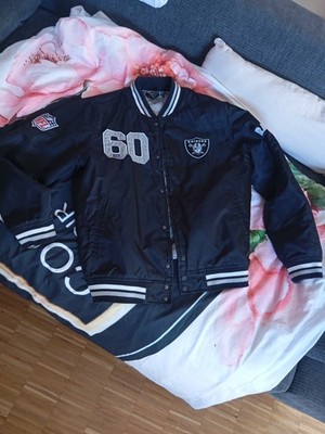Raiders NFL Collegejacke Schwarz Gr. M American Football
