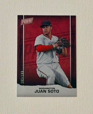 2021 Panini Father's Day /199 Silver #BB6 Juan Soto SP HOF Numbered Parallel ‘21