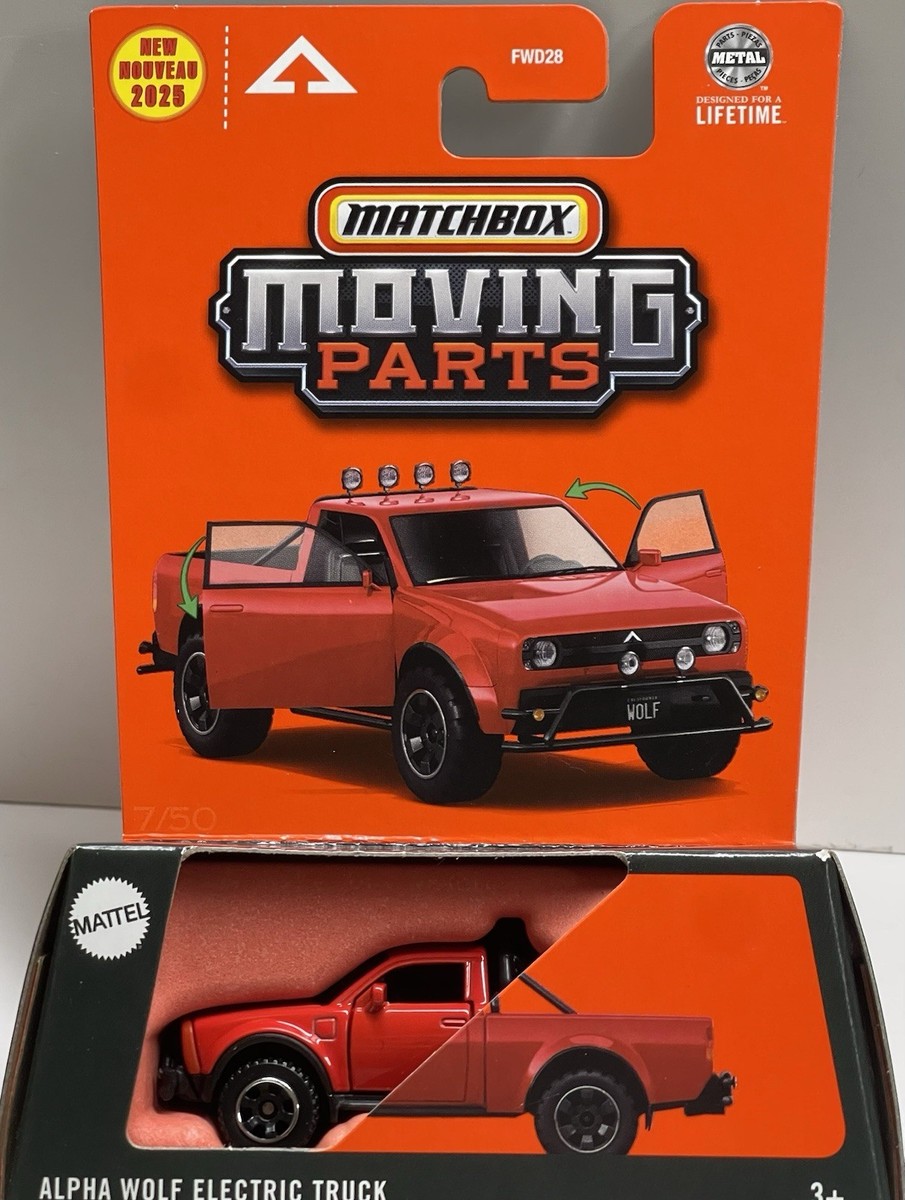 2025 Matchbox Moving Parts ALPHA WOLF ELECTRIC TRUCK | eBay