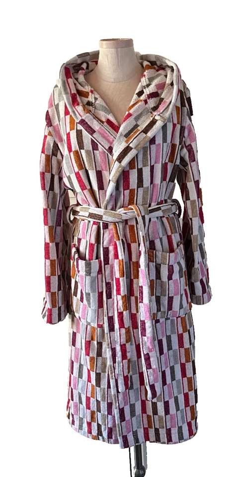 Bademantel mit Kapuze Lasa Home 100% Baumwolle Gr. S / Gr. 38 neu