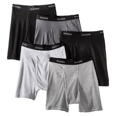 Hanes Premium Men's Boxer Briefs 5pk Large