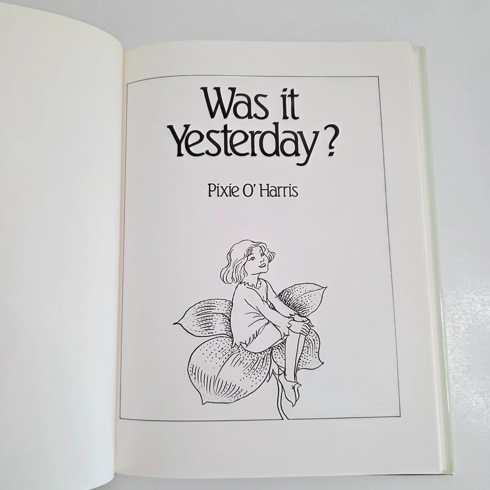 Was It Yesterday? The Autobiography of Pixie O'Harris Hardcover Book 1983 - image 3 of 4
