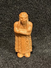 VINTAGE Marx? RUBBER TOY INDIAN FIGURE BRAVE NATIVE AMERICAN