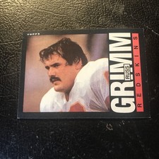 Russ Grimm 1985 Topps & Dexter Manley. Washington Redskins
