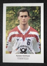 7603 Karsten Kohlhaas TUSEM Jedzenie Piłka ręczna Karta z autografem oryginalnie podpisana