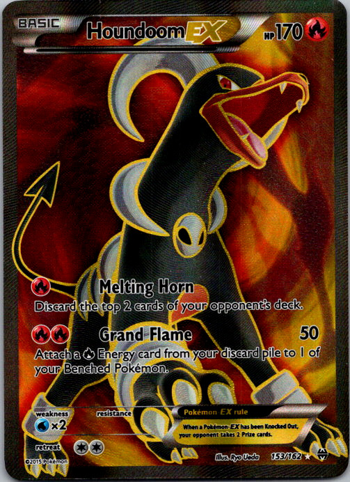 Houndoom EX (Full Art) Ultra Rare Holofoil XY - BREAKthrough 153/162