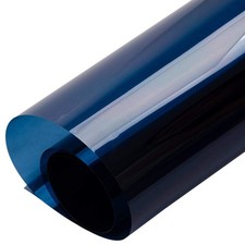 Hohofilm Dark Blue Colored Window Film Clear Decorative Glass Tint Sun Blocking