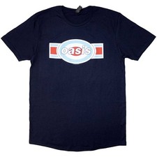 Image of Oasis Unisex T-Shirt Oblong Target Blue (XXL)