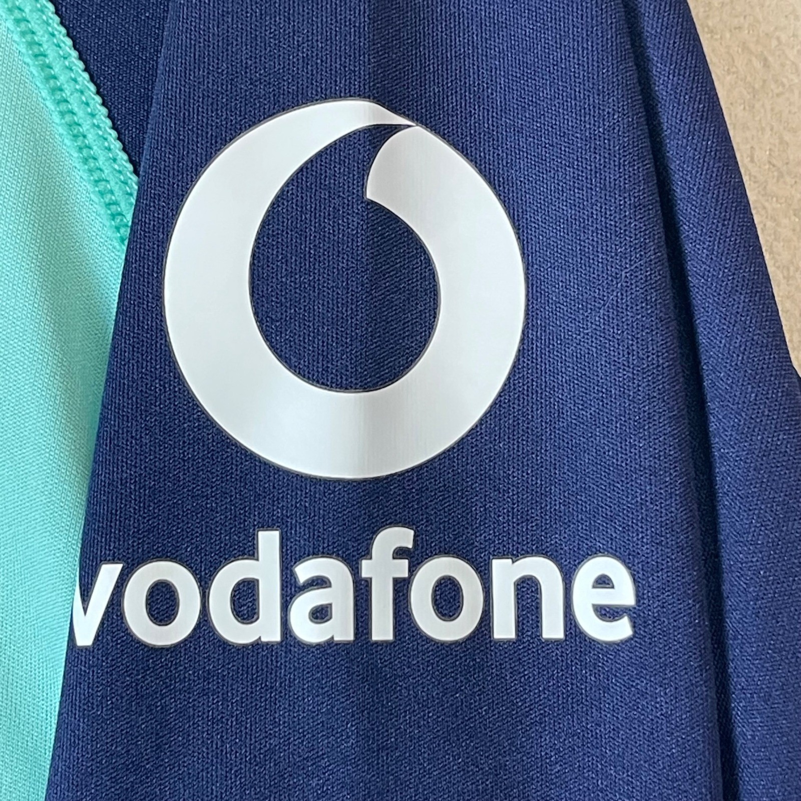 Canterbury Ireland Rugby IRFU Quarter Zip Pullover Shirt Men's Size S Aqua Navy