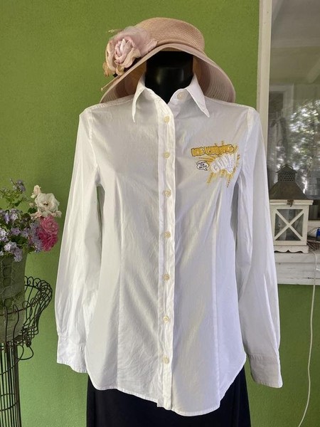 Women Iceberg Shirt White Cotton 36