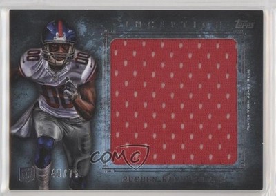 2012 Topps Inception Rookie Jumbo Relics Blue /75 Rueben Randle #JR-RR RC 1s4q