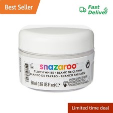 Snazaroo Face and Body Paint, Clown White, 50ml