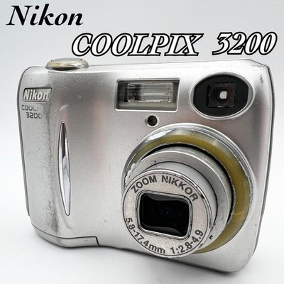 Nikon COOLPIX 3200 ニコン クールピクス Nikon COOLPIX 3200 Silver Compact Digital Camera Tested 3MP CCD