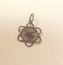 STERLING SILVER GRADUATION CHARM NEW 1/2" WIDE