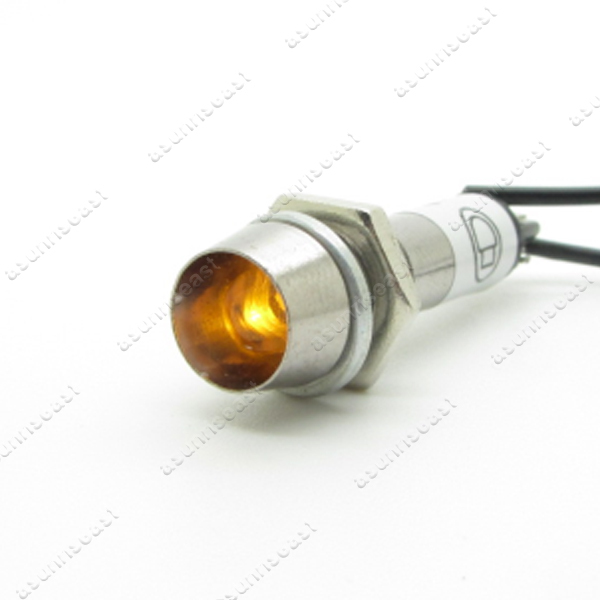 LED Indicator Warning Signal Light 8mm Thread Metal 220V 6V 12V 24V Nice - Foto 9