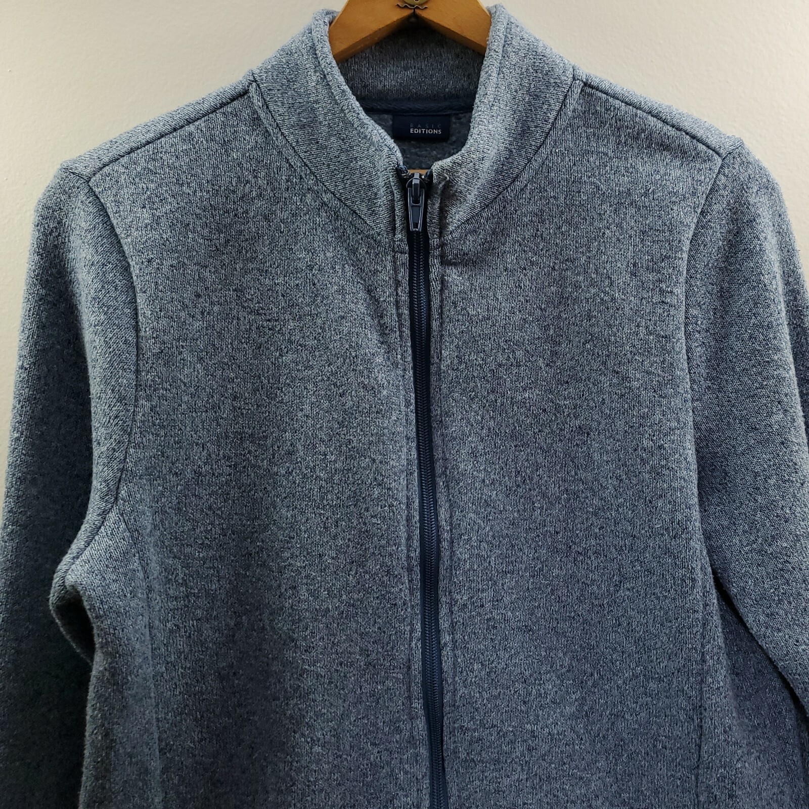 Basic Editions Sweater Jacket Women's Full Zip Si… - image 3