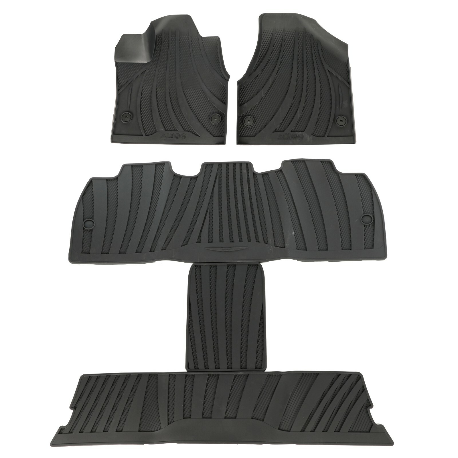 1720 CHRYSLER PACIFICA GAS POWERED 5 PIECE SLUSH MATS ALL WEATHER