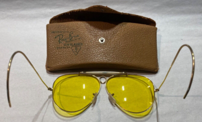 Vtg Ray-Ban B&L 1/10 12k GF Kalichrome Bullet Hole Shooter