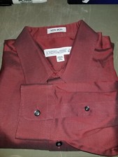 2 Joseph and Feiss Mens Fitted Dress Shirts Size 17 34/35 non Iron