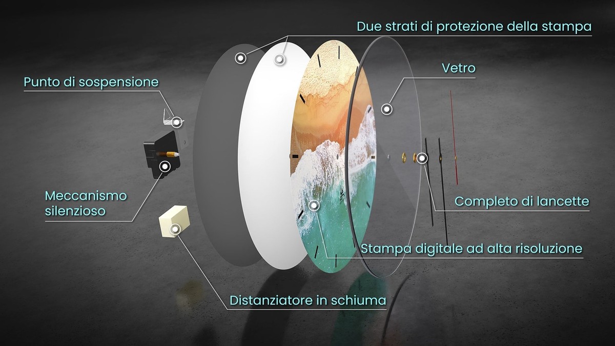 Orologio Da Parete Silenzioso Per Bambini - Design Razzo Astronauta, No Ticchettio, 20 Cm - Foto 9