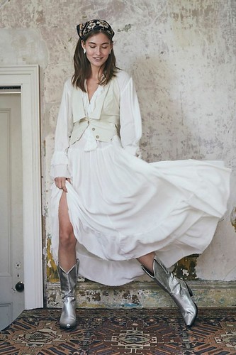 Sweet Darlin Ivory Maxi Dress Size 