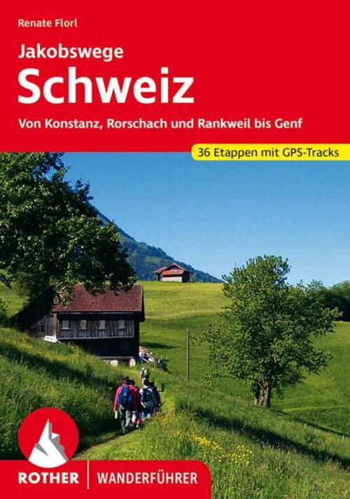 Thumbnail - Jakobswege Schweiz | Renate Florl | Taschenbuch | Rother Wanderführer