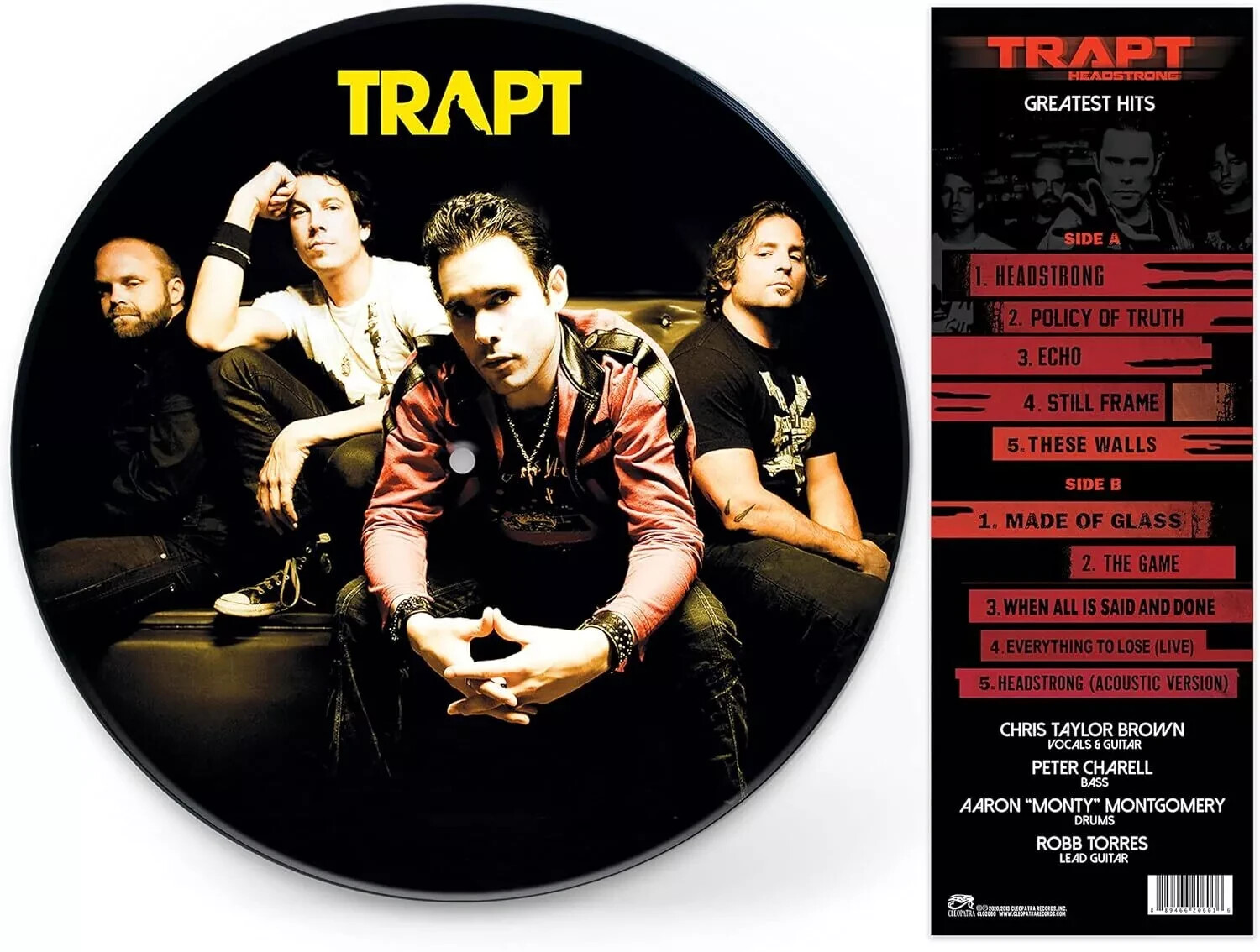 Trapt Headstrong - Лучшие хиты - Виниловая пластинка Picture Disc LP 12 - НОВИНКА