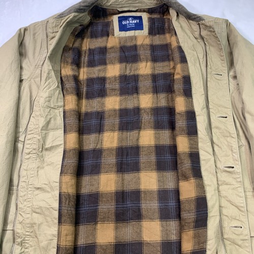 Giacca uomo vecchia marina fienile XL cappotto lavoro velluto a coste colletto utilità caccia lavoro - Foto 11 di 15