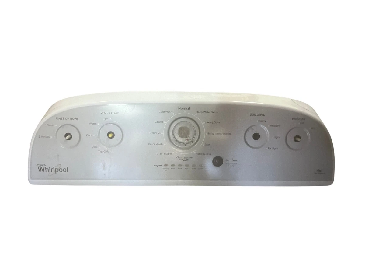 OEM Whirlpool Washer Control Panel W11089563 W10774117 With 