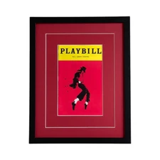 BLACK SHADOW BOX FOR PLAYBILL MAGAZINE (5 3/8 X 8 3/8) WITH UV PROTECTION!
