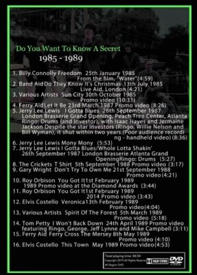 クラシック CD 65枚セット+DVD THE BEATLES / DO YOU WANT TO KNOW A SECRET Vol.6:1985 -1989 (1DVD